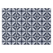 Blauer Steinquilt Tischdecke (Vorderseite (Horizontal))