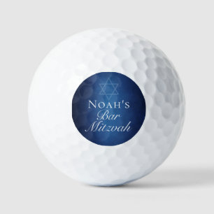 Blauer Stern Davids Bar-Mizwa-Party Golfball