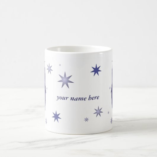 Blauer Stern-Drache-Tasse Kaffeetasse (Mittel)
