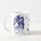 Blauer Stern-Drache-Tasse Kaffeetasse (Links)