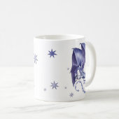 Blauer Stern-Drache-Tasse Kaffeetasse (VorderseiteRechts)