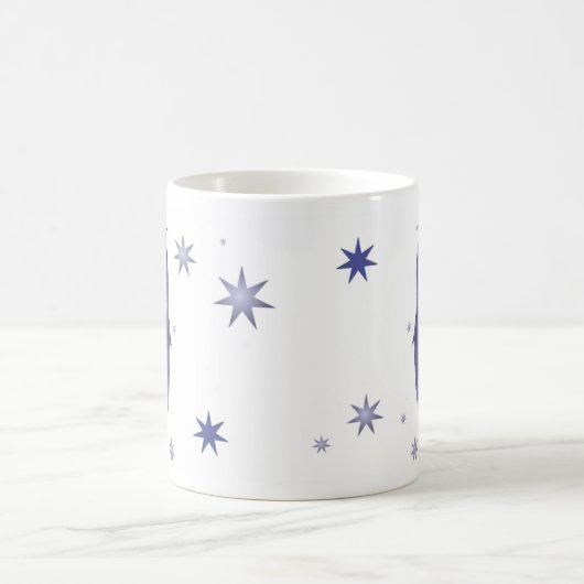 Blauer Stern-Drache-Tasse Kaffeetasse (Mittel)