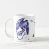 Blauer Stern-Drache-Tasse Kaffeetasse (Links)