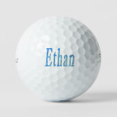 Blauer Stern Ethan Name, Golfball (Vorderseite)