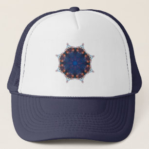 Blauer Stern-Hut Truckerkappe