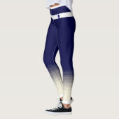 Blauer Stern-Imitat-Socken-Entwurf Leggings (Links)