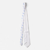 Blauer Stern-Krawatte Krawatte (Rückseite)