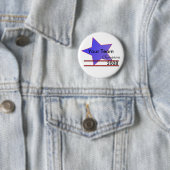 Blauer Stern-kundenspezifischer Button (Beispiel)