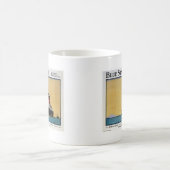 Blauer Stern-Linie Südamerika Kaffeetasse (Mittel)
