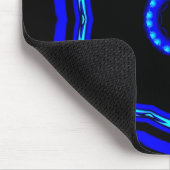 Blauer Stern Mousepad (Ecke)