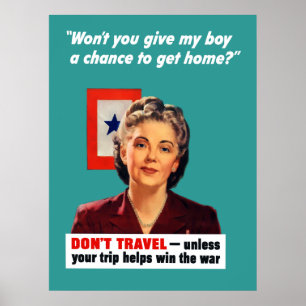 Blauer Stern-Mutter Poster
