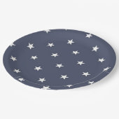 BLAUER STERN Papier-Teller BEALEADER Pappteller (Schrägansicht)