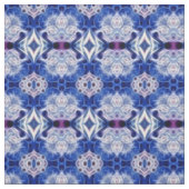 Blauer Stern Stoff (Muster)