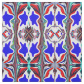 Blauer Stern Stoff (Muster)