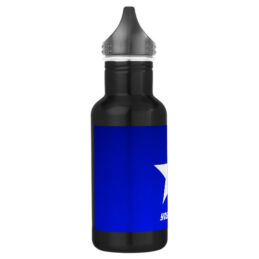 Blauer Stern Trinkflasche (Links)