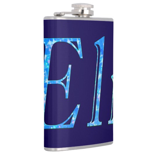 Blauer Sternen-Eli-Name, Flachmann (Rechts)