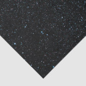 Blauer Sternendunkel Seidenpapier (Detail)