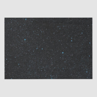 Blauer Sternendunkel Seidenpapier