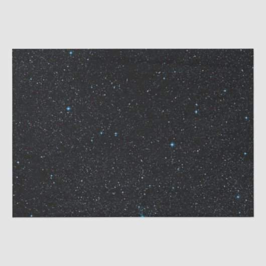 Blauer Sternendunkel Seidenpapier (Vorderseite)