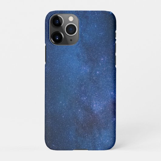 Blauer Sternenhimmel | Zazzle_Growshop. iPhone Hülle (Rückseite)