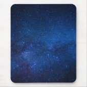 Blauer Sternenhimmel | Zazzle_Growshop. Mousepad (Vorne)