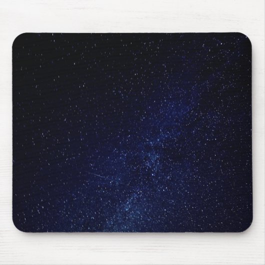 Blauer sternenklarer Himmel Mousepad (Vorne)