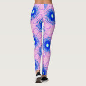 blauer Sternenpink Leggings (Rückseite)
