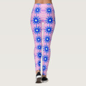 blauer Sternenpink Leggings (Rückseite)
