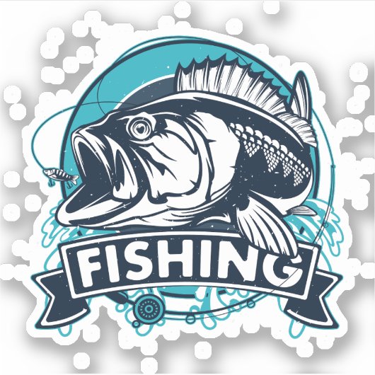 Blauer Sticker | Die Aufkleber (Vorderseite)