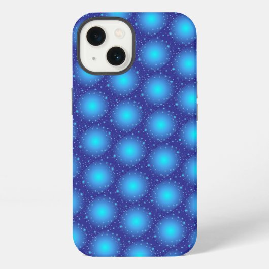 Blauer Stil iPhone Hülle (Rückseite)