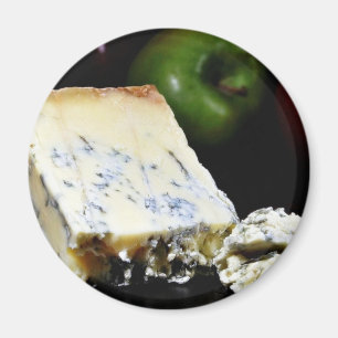 Blauer Stilton Käse Magnet
