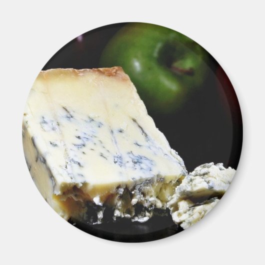 Blauer Stilton-Käse Magnet (Vorne)