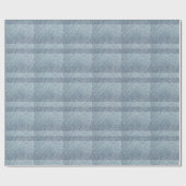 Blauer Stoff Geschenkpapier (Flach)