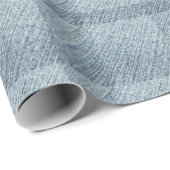 Blauer Stoff Geschenkpapier (Rolleneckpunkt)