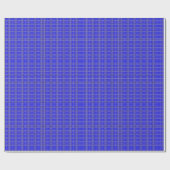 Blauer Stoff Geschenkpapier (Flach)