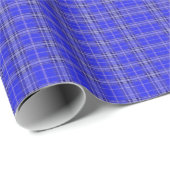 Blauer Stoff Geschenkpapier (Rolleneckpunkt)
