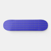 Blauer Stoff Skateboard (Horizontal)
