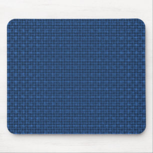 Blauer Stoff Textur Mousepad
