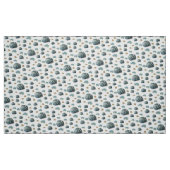 Blauer Strand Muscheln Fabric Stoff (Fat Quarter (45,7 x 55,9 cm))