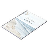 Blauer Strand Notizblock (Linke Seite)