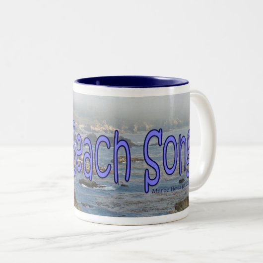 Blauer Strand Song™ - Tasse (VorderseiteRechts)