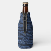Blauer Streifen Camouflage Dosenkühler (Flasche Rückseite)