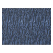 Blauer Streifen Camouflage Tischdecke (Vorderseite (Horizontal))