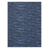 Blauer Streifen Camouflage Tischdecke (Vorderseite)