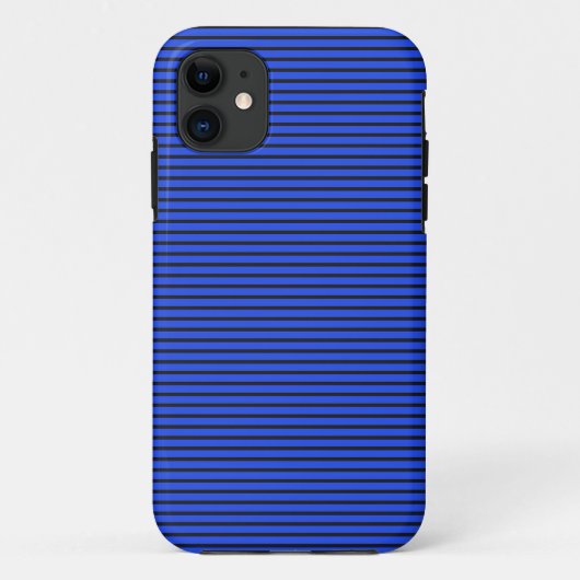 Blauer Streifen Case-Mate iPhone Hülle (Rückseite)