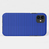 Blauer Streifen Case-Mate iPhone Hülle (Rückseite (Horizontal))