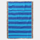 Blauer Streifen Decke (Vorderseite Vertikal)