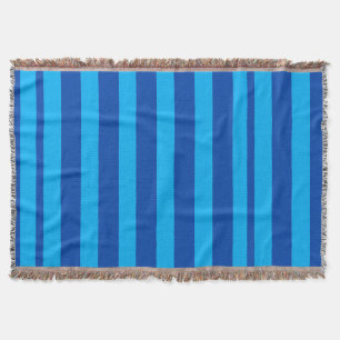 Blauer Streifen Decke