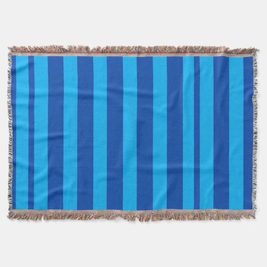 Blauer Streifen Decke (Vorderseite)