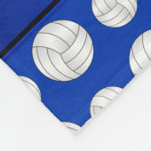 Blauer Streifen der blauen Volleyball des Fleecedecke (Ecke)